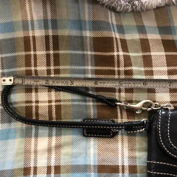 Coach Buckle Leather Wristlet - Picture 9 of 9